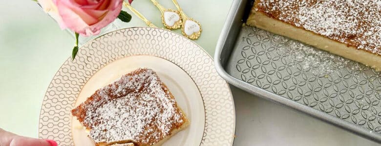 עוגת גבינה אפויה קלילה לקיץ