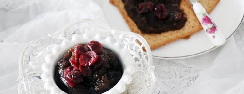 ריבת חמוציות קלה להכנה מחמוציות יבשות