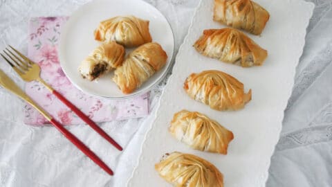 מניפות פילו עם בשר חגיגיות לחג