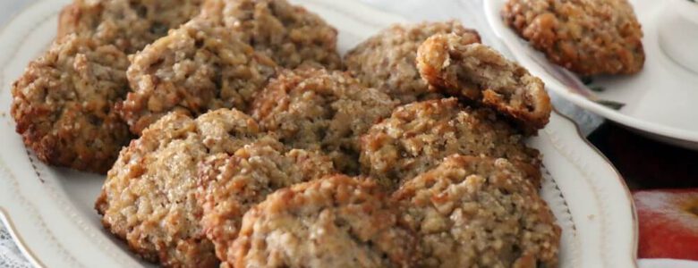 עוגיות תפוחים ושיבולת שועל לראש השנה