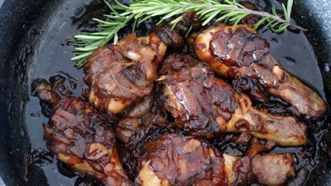 עוף עם בצל מקורמל מתכון לראש השנה