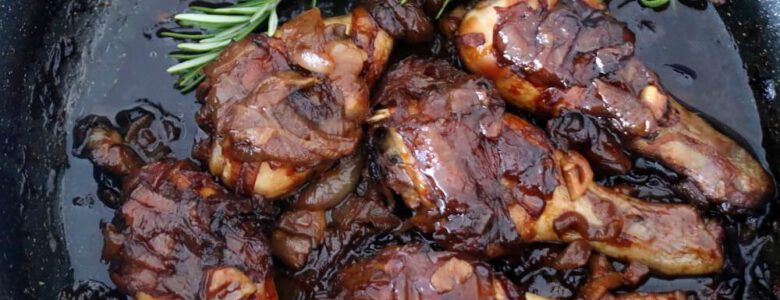 עוף עם בצל מקורמל מתכון לראש השנה