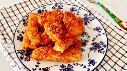 אצבעות שניצל טופו בציפוי פריך