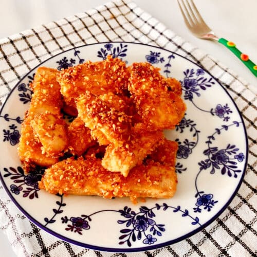 אצבעות שניצל טופו בציפוי פריך