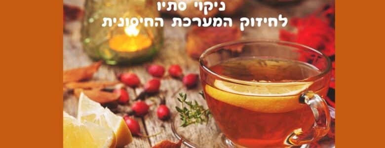 סדנת סתיו לניקוי וחיזוק המערכת החיסונית