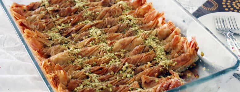 בקלאווה מגולגלת שעוד לא אכלתם