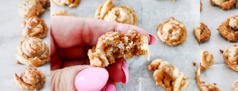 עוגיות מבצק עלים סוכר וקינמון