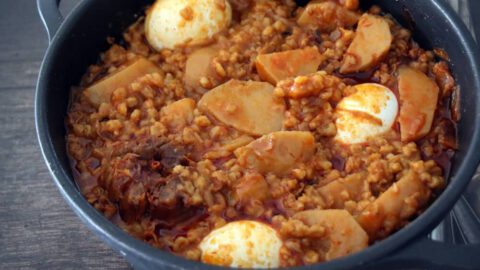 מתכון לחמין חיטה ותפוחי אדמה