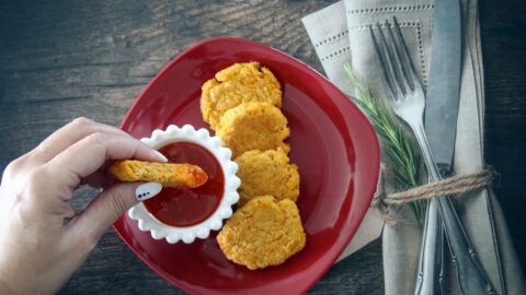 לביבות בטטה וגזר ללא גלוטן אפויות