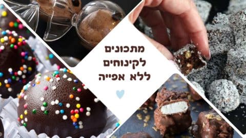 9 מתכונים לקינוחים ללא אפייה