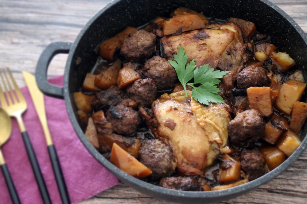 סופריטו עוף עם קציצות בשר