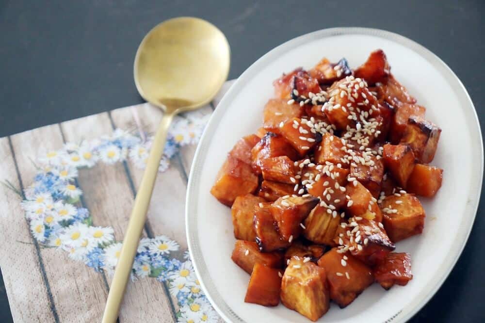 קוביות בטטה בנינג'ה בטעם אסייתי