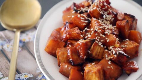 קוביות בטטה בנינג'ה בטעם אסייתי