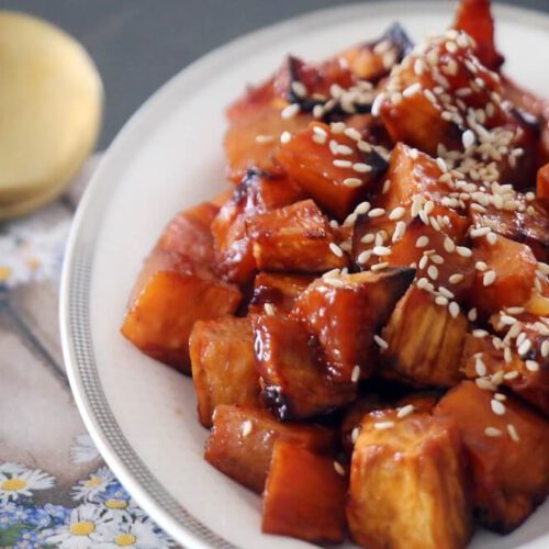 קוביות בטטה בנינג'ה בטעם אסייתי