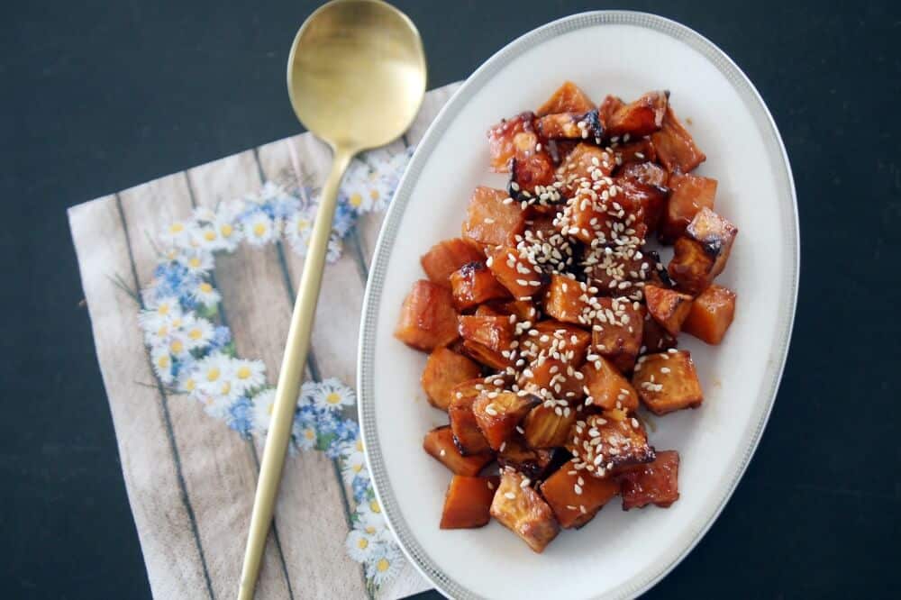 קוביות בטטה בנינג'ה בטעם אסייתי