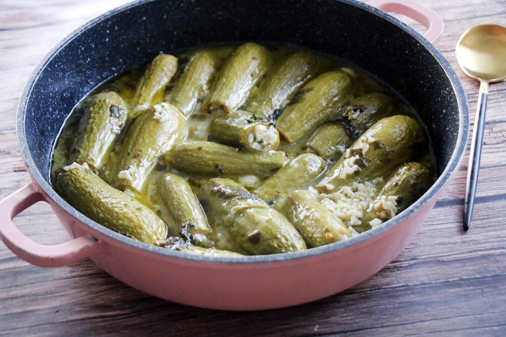 מתכון לקישואים ממולאים צמחוניים