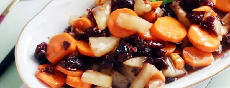 סלט גזר עם אננס בנוסח אסייתי