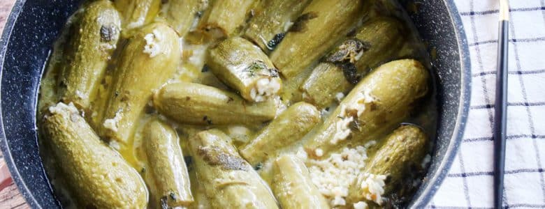 מתכון לקישואים ממולאים צמחוניים