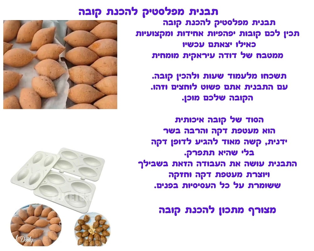 תבנית להכנת קובה