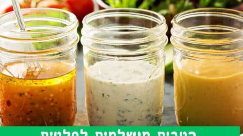 מתכונים לרטבים מושלמים לסלטים