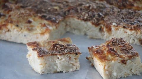 פשטידת כרובית ללא גלוטן בעשר דקות