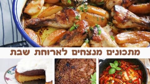מתכונים מנצחים לארוחות שבת
