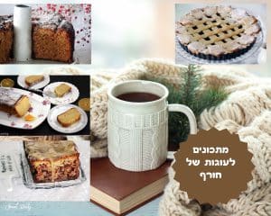 מתכונים לעוגות של חורף