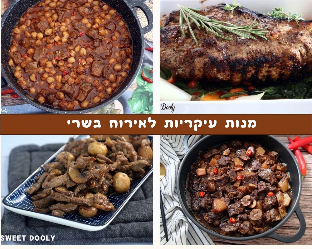 מנות עיקריות לאירוח בשרי