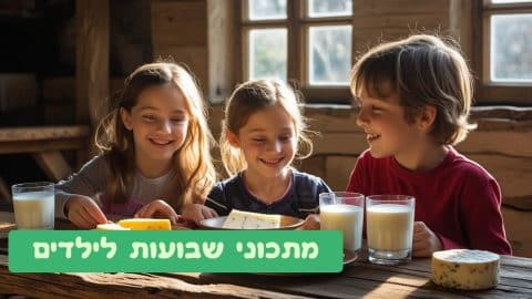 מתכוני שבועות לילדים