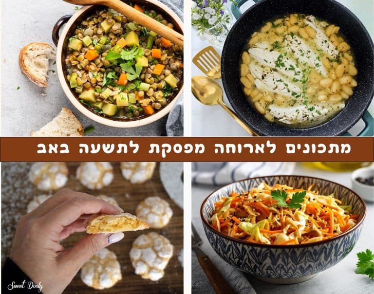 מתכונים לארוחה מפסקת לתשעה באב