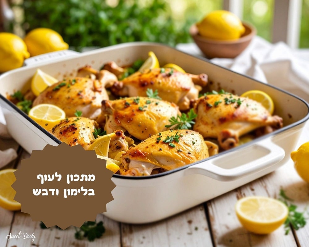 עוף עם לימון ודבש