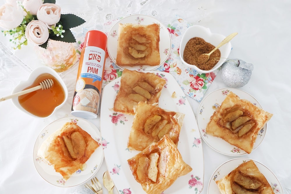 קינוח תפוחים בבצק עלים בעשר דקות