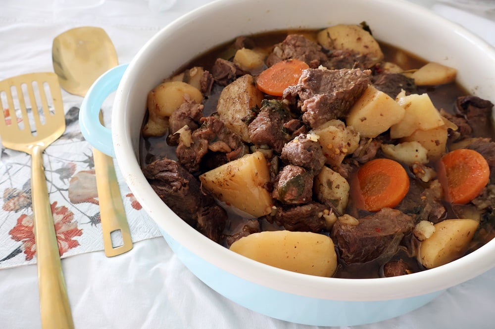 אונטריב עם תפוחי אדמה בתנור