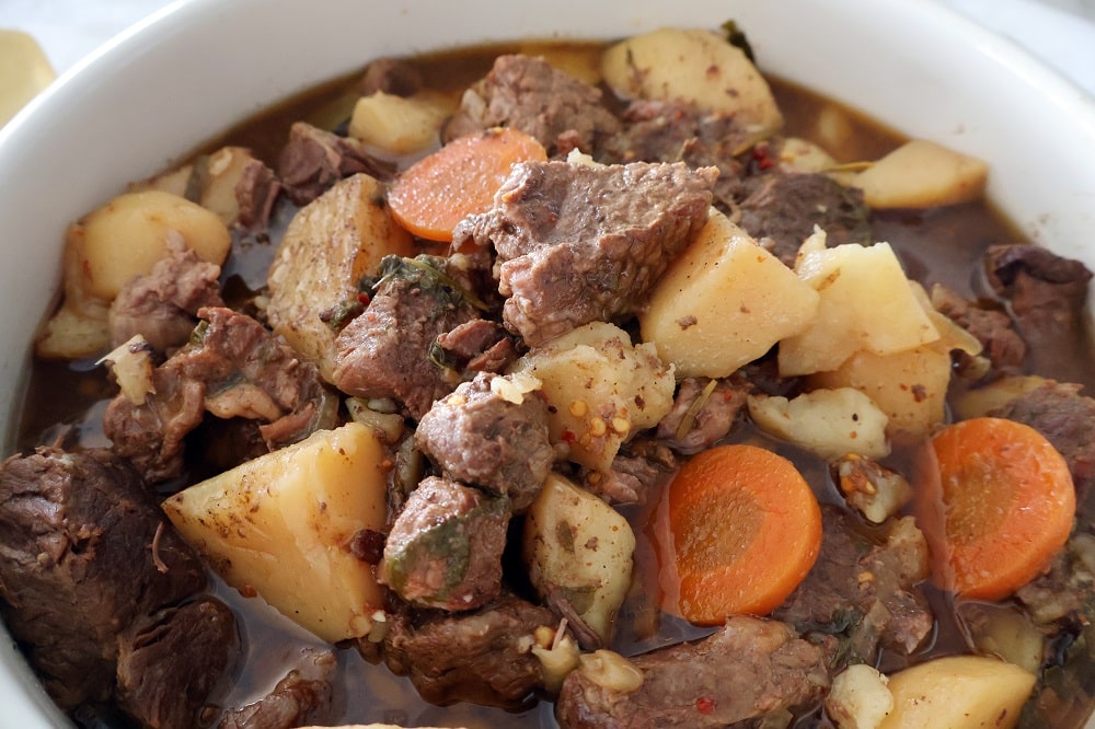 אונטריב עם תפוחי אדמה בתנור