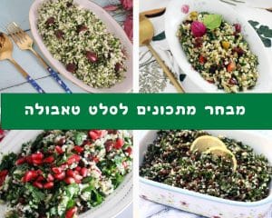 מבחר מתכונים לסלט טאבולה