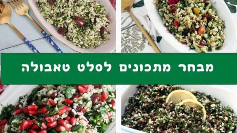 מבחר מתכונים לסלט טאבולה