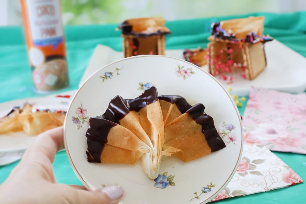 מניפות מתוקות מעלי פילו