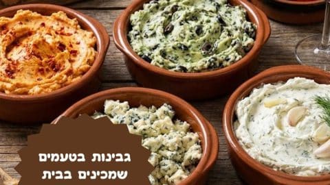 גבינות בטעמים שמכינים בבית