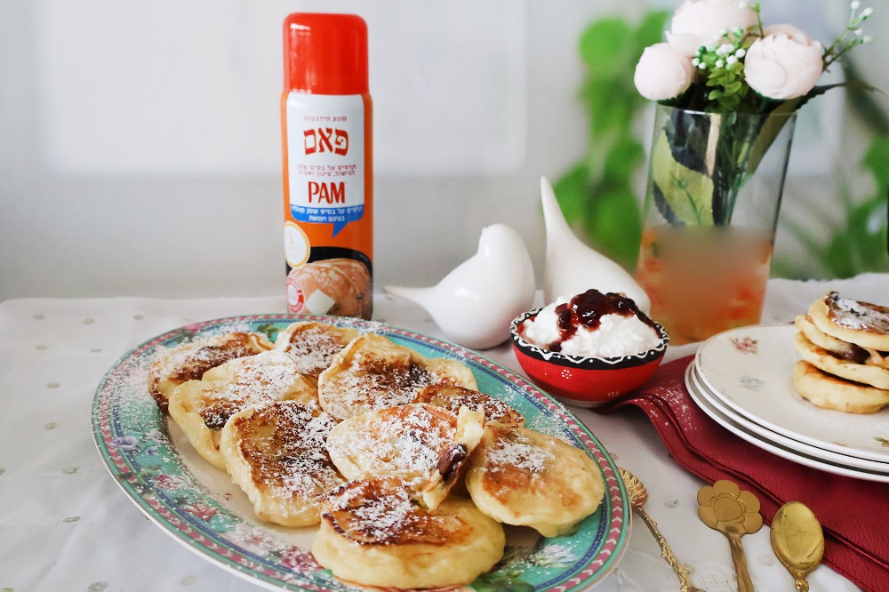 לביבות גבינה ושוקולד על מחבת