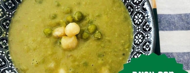 מרק אפונה עם ניוקי