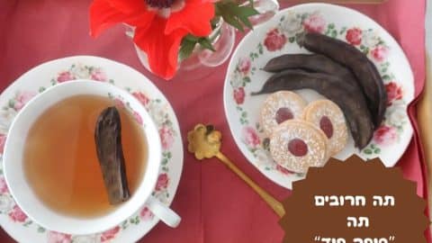 תה חרובים שהוא סופר פוד