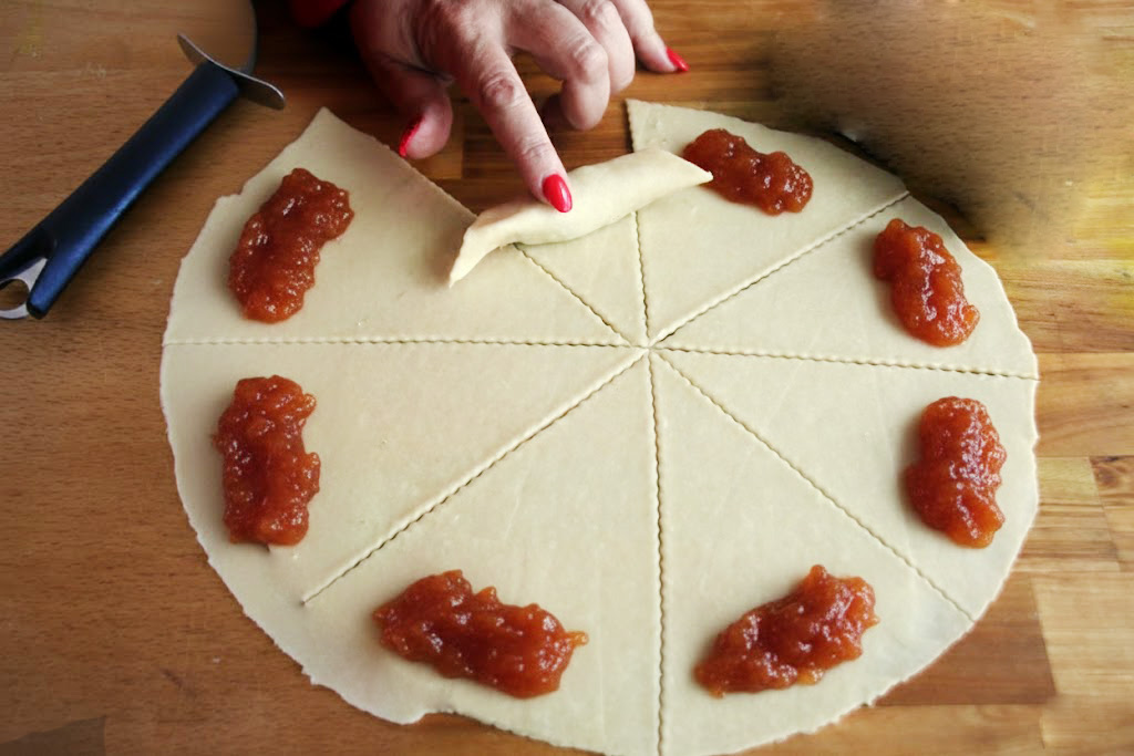 עוגיות בצק פריך שטרודל תפוחים