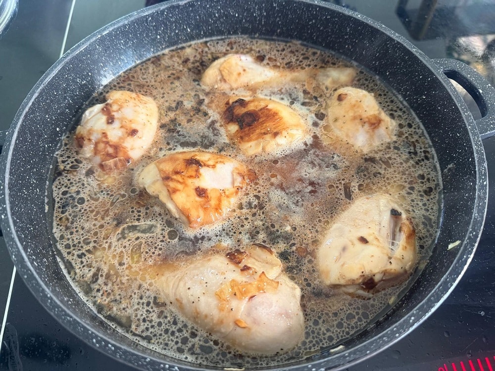 תבשיל עוף עם גריסים