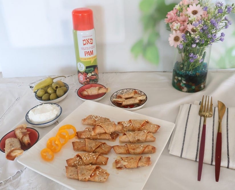 חטיפי פיצה טורטיה בעשר דקות