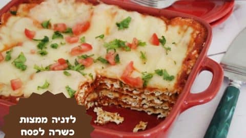 מתכון ללזניה כשרה לפסח