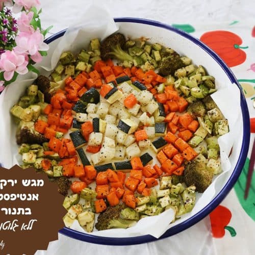 תבנית ירקות אנטיפסטי בתנור