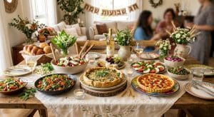 פשטידות וסלטים לאירוח בשבועות