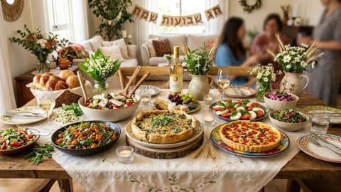 פשטידות וסלטים לאירוח בשבועות