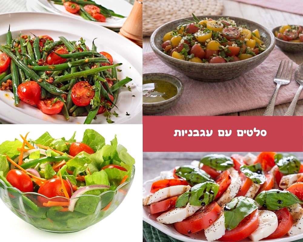 מתכונים לסלטים עם עגבניות