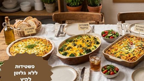 פשטידות ללא גלוטן לקיץ